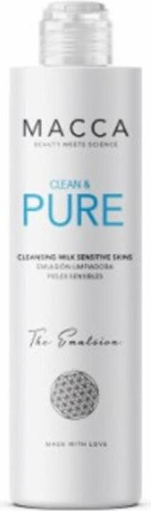 Immagine prodotto Macca Cosmetics Latte detergente CLEAN & PURE per pelli sensibili 200 ml (Lozione detergente, 200 ml)