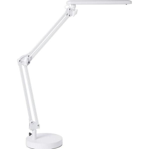 Alco, Tischlampe, LED-Schreibtischleuchte 963 mit Fuss weiss