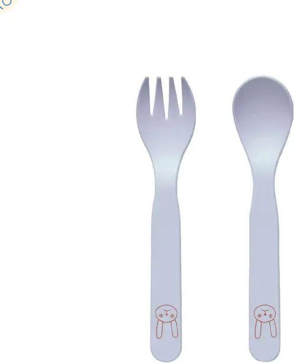 Actual product image OYOY Mini Children's cutlery set Pullo Blue
