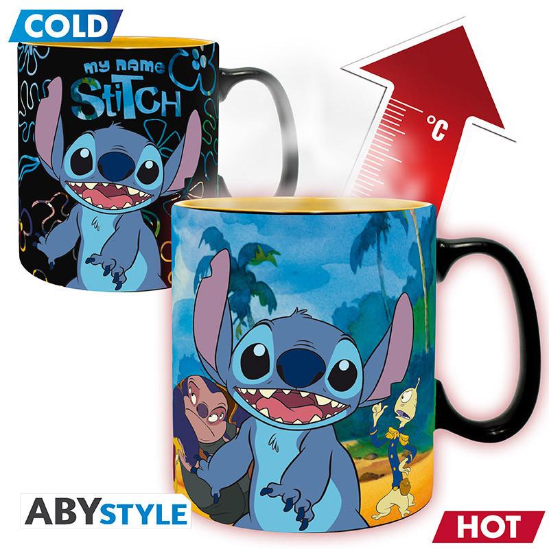 Abystyle Multicolore Disney Tazza Heat Change 460Ml: Lilo & Stitch (B), Tazze,