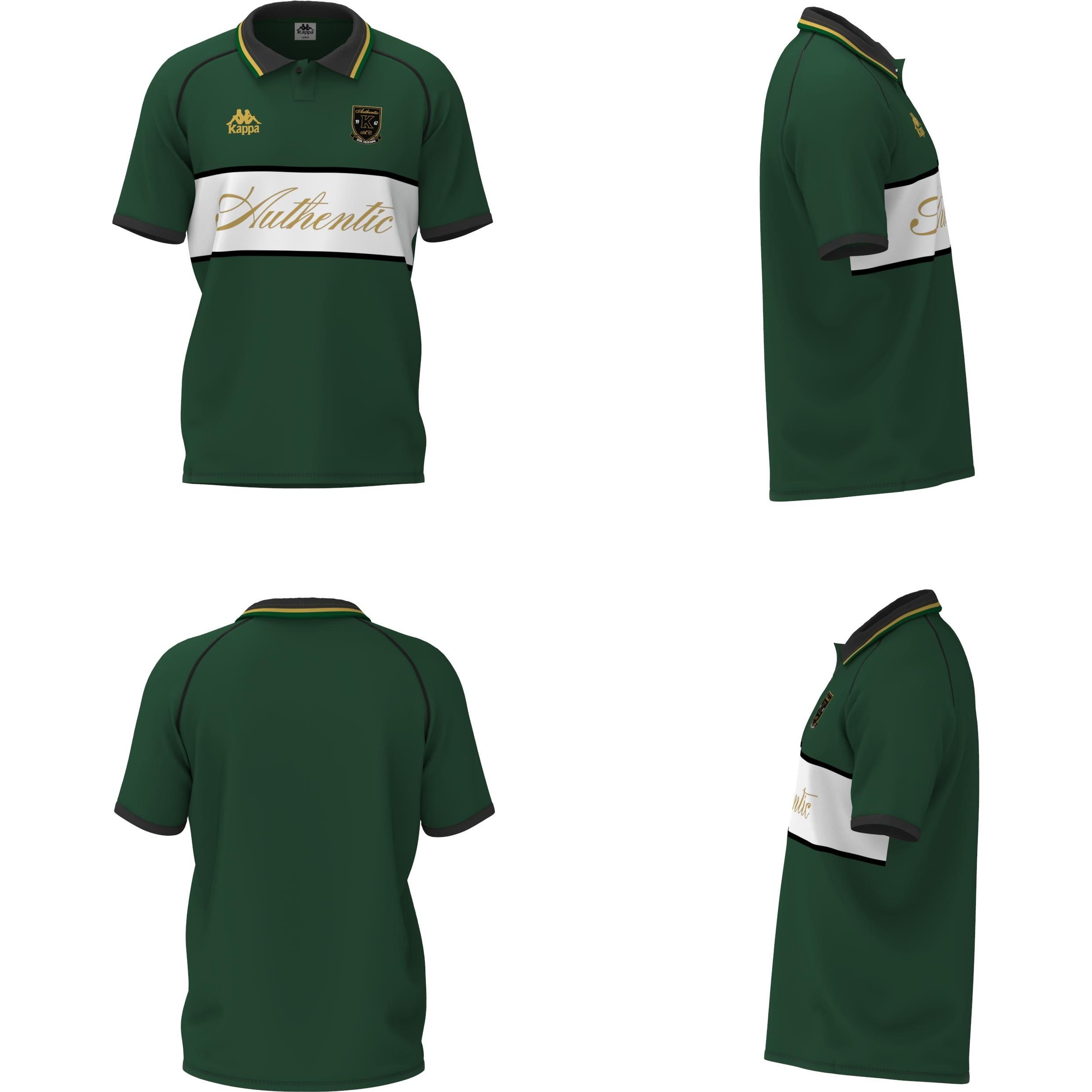 Kappa, Herren, Shirt, Authentic Norton, Grün, (XL)