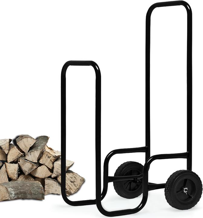 Actual product image Deuba Firewood trolley