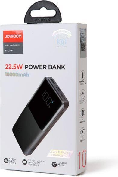 Actual product image Joyroom Power bank 22.5W 10000mAh PD QC3.0 AFC(JR-QP191) (10000 mAh, 22.50 W, 37 Wh)