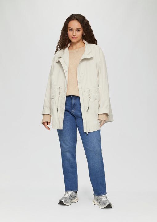 Image du produit S.Oliver Outdoor-Jacke Baumwolljacke mit Tunnelzug in der Taille (46)