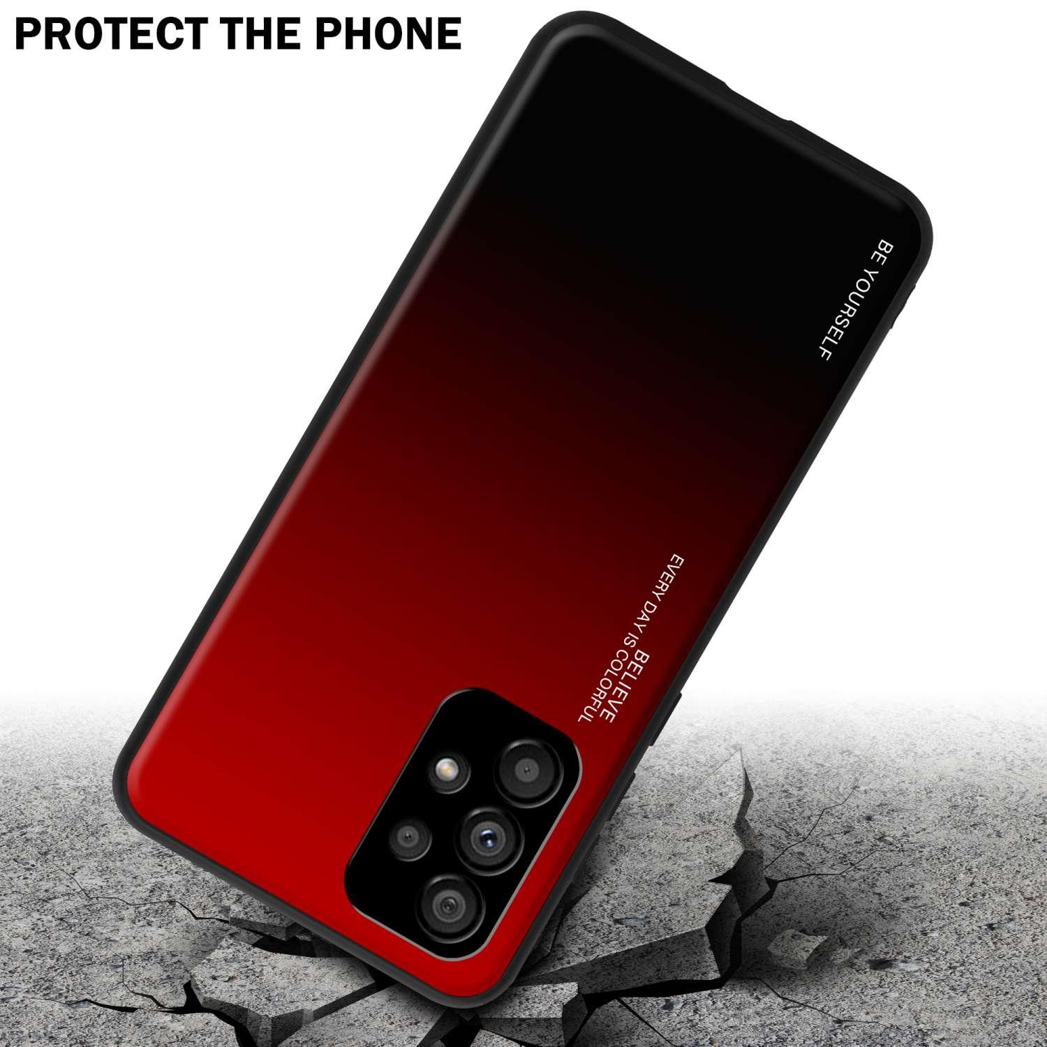 Thumbnail - Cadorabo Hülle für Samsung Galaxy A53 5G TPU im 2 Farben Design (Samsung Galaxy A53 5G), Smartphone Hülle, Schwarz