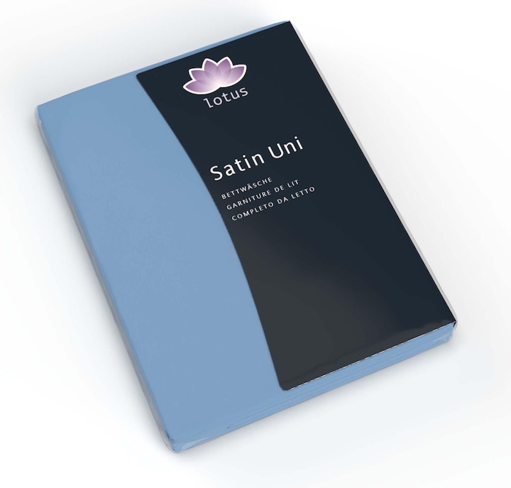 Actual product image Lotus Bettwaren Lotus Satin Fitted Sheet (180 x 200 cm)
