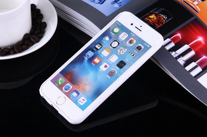 Produktbild König Design Apple iPhone 6 / 6s Handy Hülle Mandala Case Schutzhülle Motiv Kreis Weiss Neu (Apple iPhone 6)