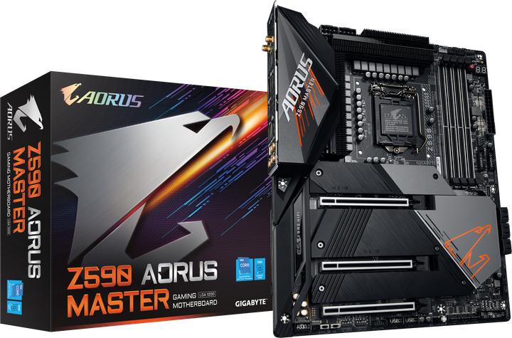 Produktbild Gigabyte Z590 AORUS MASTER (LGA 1200, Intel Z590, ATX)