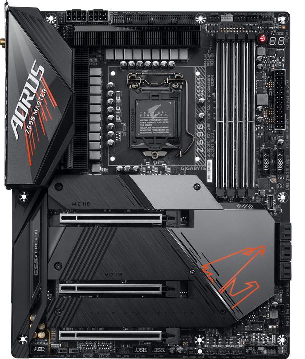 Produktbild Gigabyte Z590 AORUS MASTER (LGA 1200, Intel Z590, ATX)