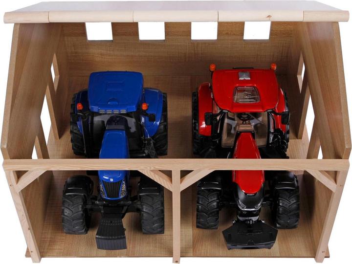 Actual product image Kids Globe Farming Shed for 2 tractors