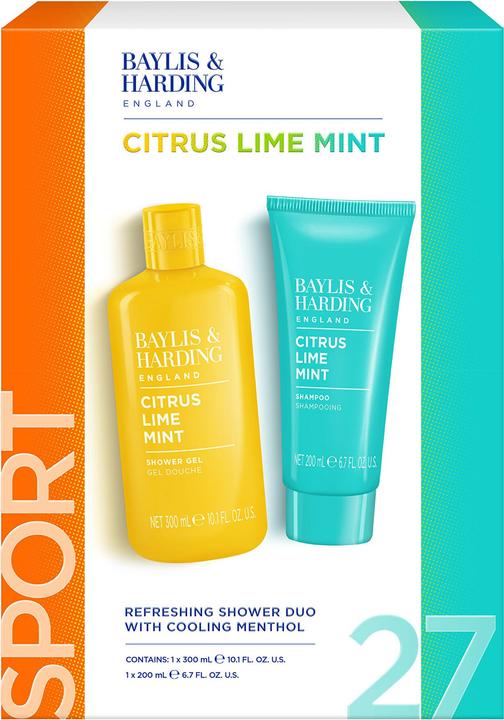 Baylis & Harding Geschenkset Lemon, Lime & Mint 2-tlg (Body care set)