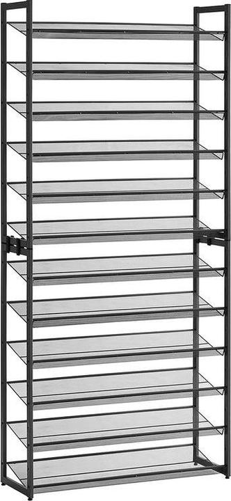 Actual product image Songmics Schuhregal schwarz 92,5 x 30,7 x 223,0 cm, 1 St. (92.50 x 30.70 x 223 cm)