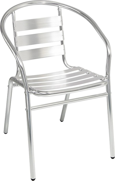 Actual product image Mojawo 6 Stk. stabile Aluminium Bistrostuhl Stapelstuhl Gartenstuhl stapelbar