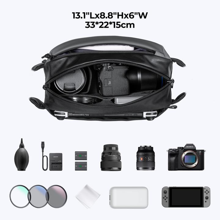 Produktbild K&F Concept Urban Wander 01 (Kamera Schultertasche, 10 l)