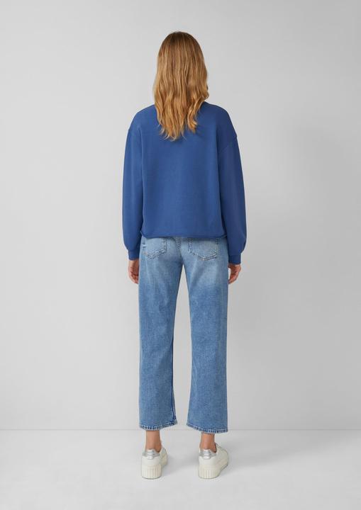 Produktbild s.Oliver Sweatshirt Sweatshirt im Relaxed Fit mit Rollsaum (44)