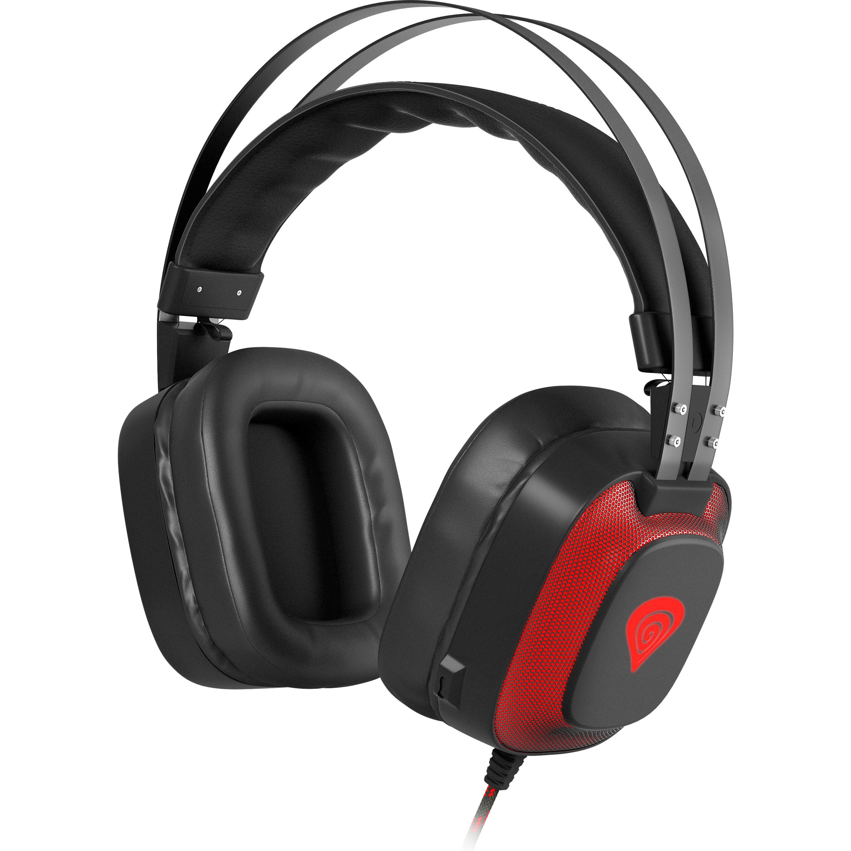 Thumbnail - Genesis RADON 720 7.1 (Kabelgebunden), Gaming Headset, Schwarz, Rot