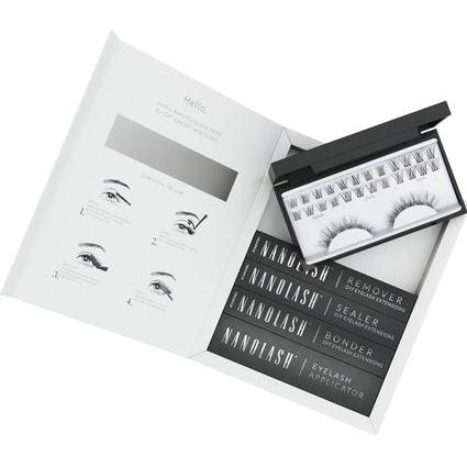 NoName, Künstliche Wimpern, DIY Wimpernverlängerung Starter Kit Cluster Lashes mit Bonder, Sealer, Entferner, Applikator...
