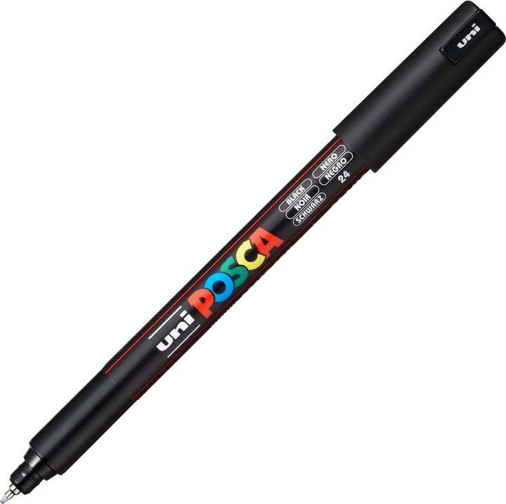 Produktbild Posca Extra Fine Marker PC-1MR Fineliner (Schwarz, 0.70 mm, 1 x)