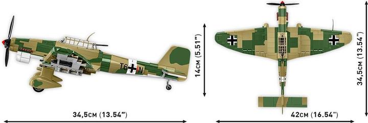 Actual product image Cobi 5748 - 525 PCS HC WWII /5748/ JUNKERS JU-87 G/D TANK BU