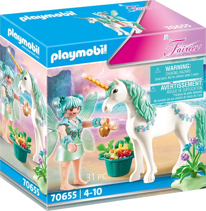 Image du produit Playmobil Licorne avec fée nourricière (70655)