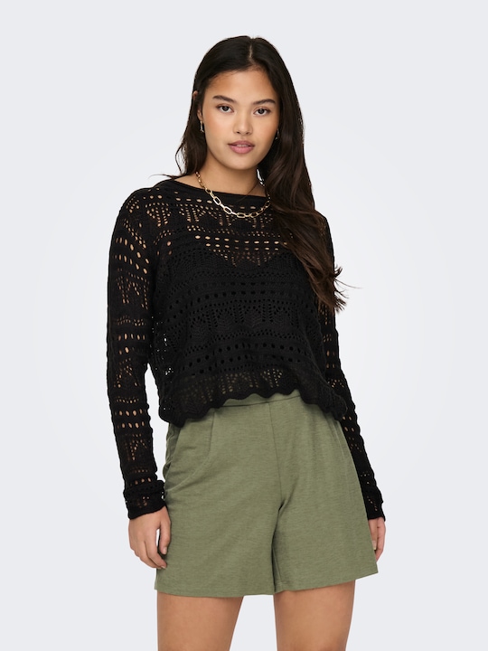 Produktbild JdY U-Boot Ausschnitt Pullover Strickpullover (S)