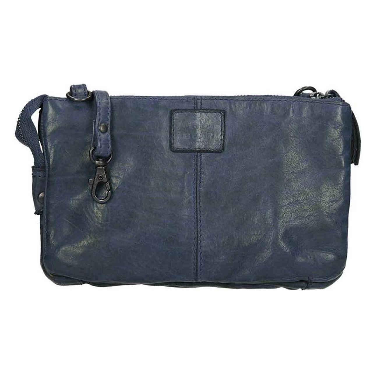 Bear Rock, Vrouwen, Handtas, Bärende Design Kleiner Crossbodybag / Umhängetasche Damen - Leder - Uma - Blau, Blauw