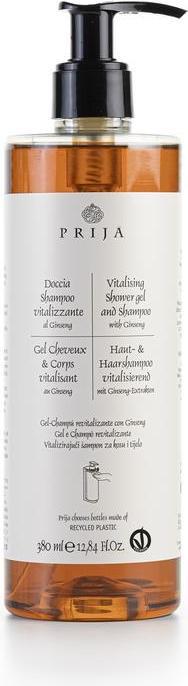 GFL Haut- & Haarshampoo "Prija" ml "vitalisierend" mit Ginseng-Extrakten im Pumpspender (380 ml)