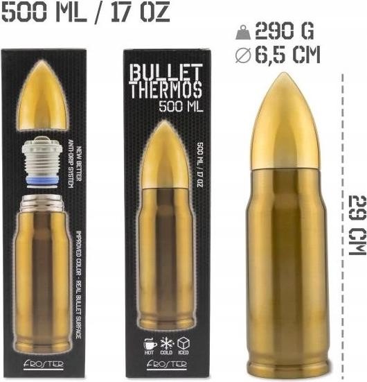 Actual product image Foster Termos Bullet Brass nabój 500 ml (0.50 l)