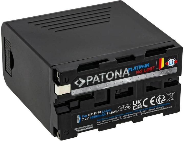 Image du produit Patona Platine USB-C Sony NP-F970 (Batterie de l'appareil photo)