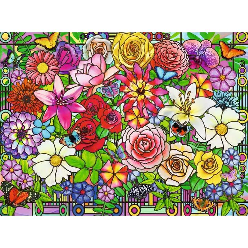 Thumbnail - Ravensburger Puzzle 12001364 - Blumenfenster - Puzzle für ältere Menschen und Senioren, mit 100 (100 Teile)