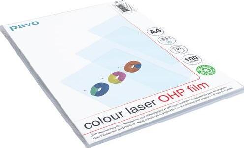 Produktbild pavo Folie DIN A4 Colour Laser OHP (50 x, 21 cm)