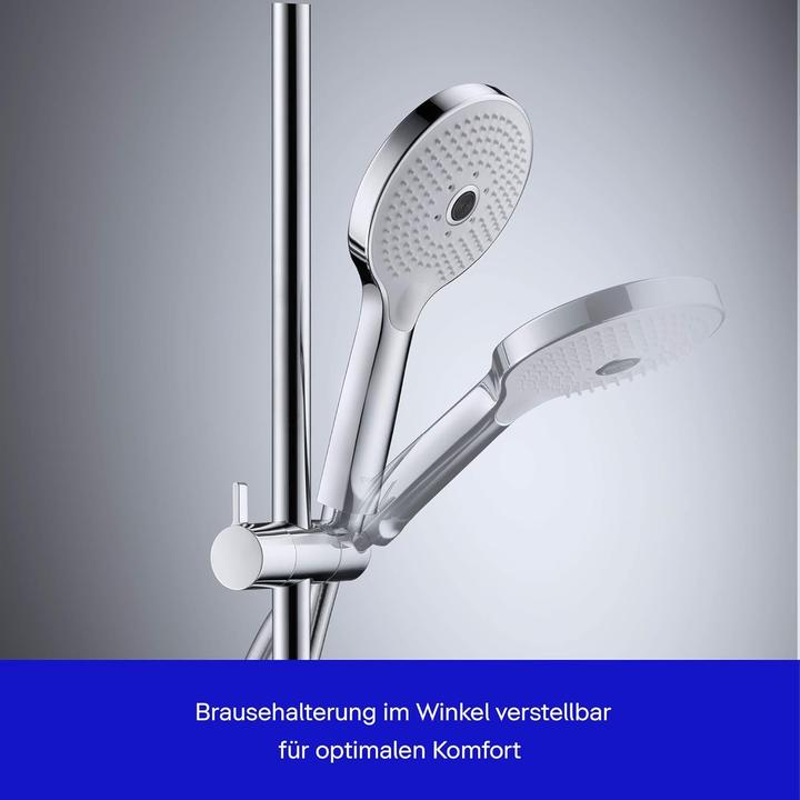 Produktbild Duravit Brauseset schwarz matt (3 Strahlarten, 14 l/min)