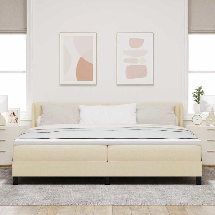 Image du produit vidaXL Creme Boxspringbett (200 x 200 cm)