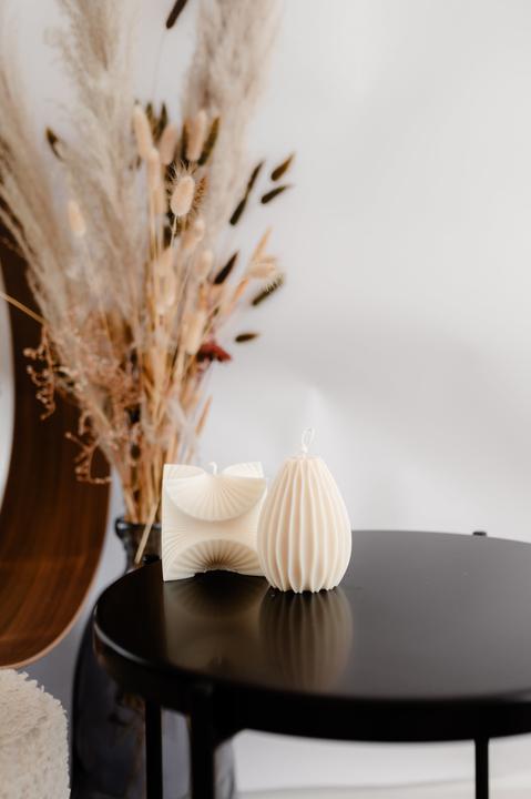 Image du produit Santabarbara Interior Design Bougie Fashionista 9 cm x 9 cm, Nature, 1 pièce (1 pcs)