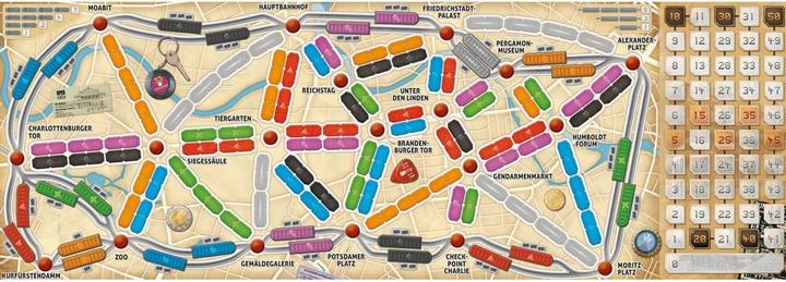 Productafbeelding Days of Wonder Ticket to Ride: Berlijn, bordspel, voor 2-4 spelers, vanaf 8 jaar (DE editie) (Duits)
