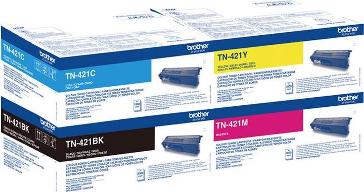 Actual product image Brother Set 4 Original Toner TN-421 DCP L8410 HL L8260 L8360 MFC L8690 L8900 CDW