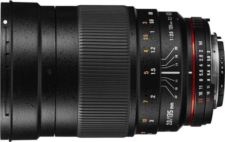 Actual product image Samyang 135mm f/2 ED UMC, Nikon F (Nikon F, full size)