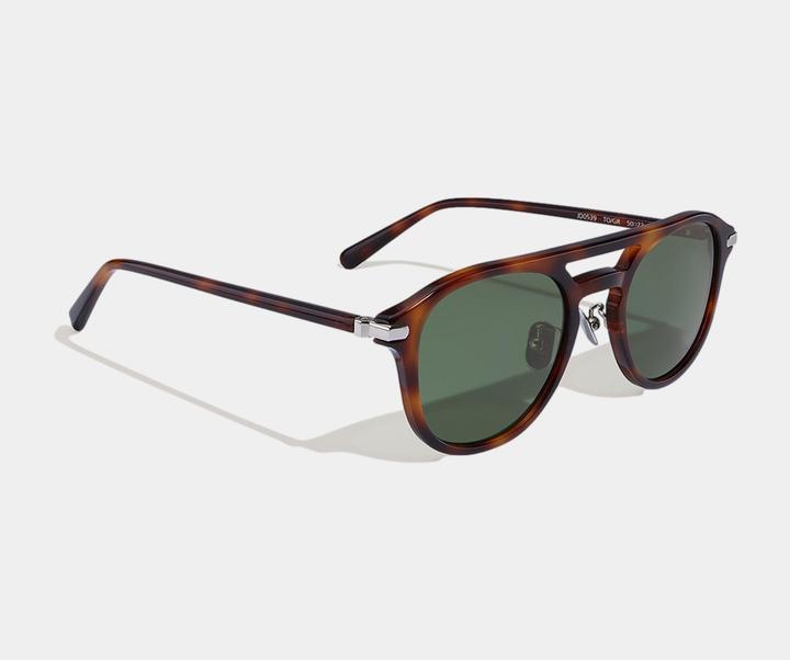 Immagine prodotto James Dixon Havana/Grün – Redfort – Aviator – Acetat – Sonnenbrille