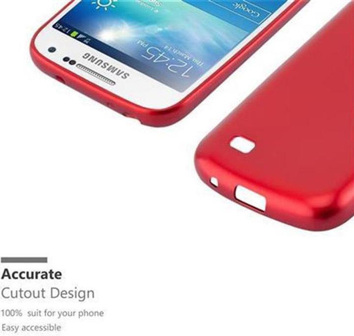 Actual product image Cadorabo TPU Matt Metallic Cover (Samsung Galaxy S4 mini)