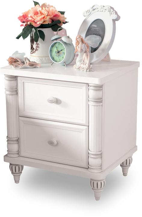 Immagine prodotto Cilek Comodino romantico (50 x 56 x 43 cm)