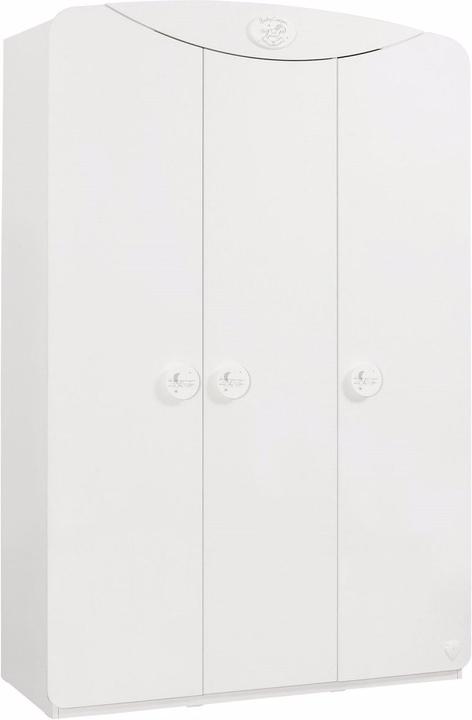 Image du produit Cilek Armoire en coton pour bébé 3 portes (132 cm)