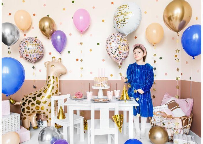 Immagine prodotto Partydeco Palloncino in foil Buon Compleanno Oro/Bianco