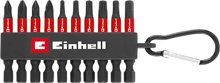 Actual product image Einhell Impact-Bit-Set, 118633, Karabiner, 10-teilig (50 mm)