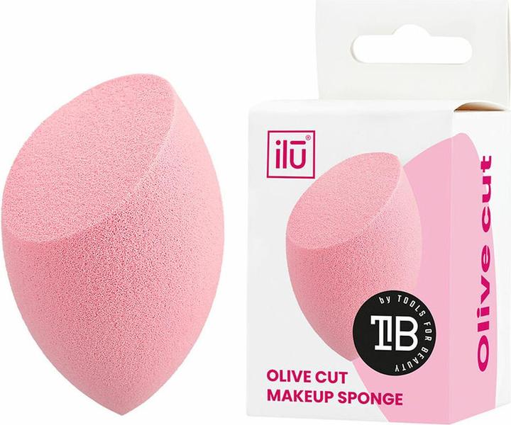 Immagine prodotto Tools for Beauty T4B ILU Spugna trucco a forma di oliva per fondotinta, correttore e cipria (rosa)