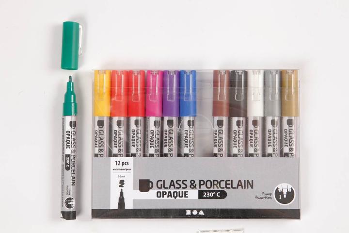 Actual product image Creativ Company Porcelain markers and glass markers (12x)