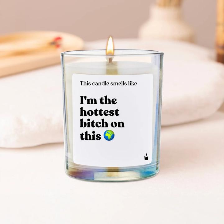 Immagine prodotto Chatty Candles Candela profumata Woody Sono la puttana più sexy del pianeta