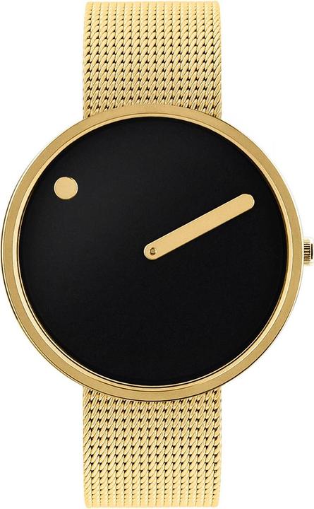 Picto 43387-0920G Black Unisex 40mm 5ATM