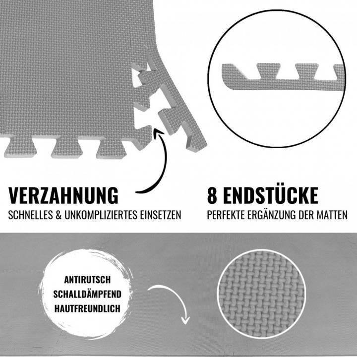 Immagine prodotto Gorilla Sports Tappetini protettivi Pezzi finali (1.20 cm)