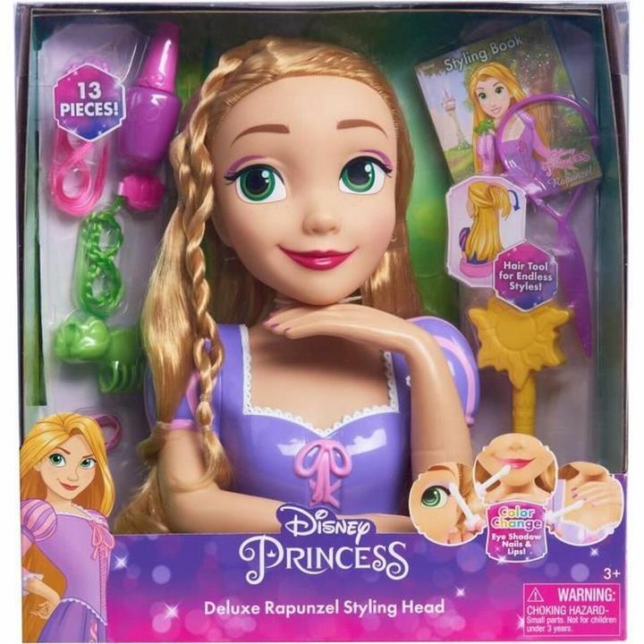 Produktbild Just Play Disney Princess - Rapunzel Deluxe Stylingkopf - ca. 30 cm