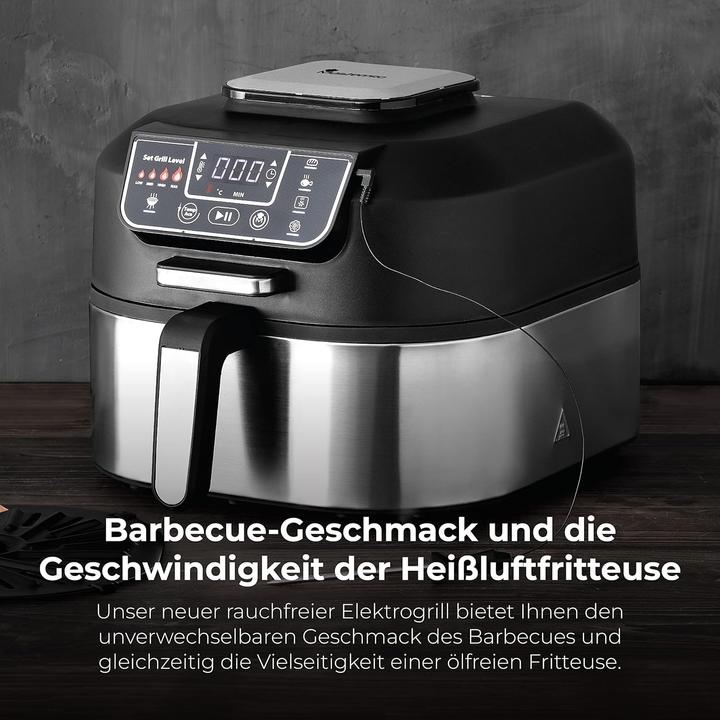 Actual product image MasterPRO 5-in-1 smokeless grill